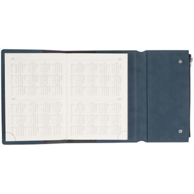 Ежедневник Grace на заказ, недатированный, темно-синий-6