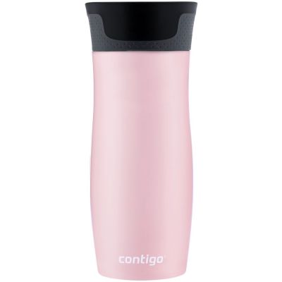 Термостакан Contigo West Loop, вакуумный, розовый-1