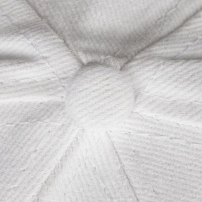 Бейсболка Unit Trendy, белая с темно-синим кантом-2