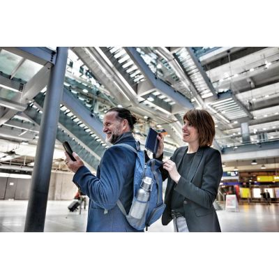 Складной рюкзак Bagpack, синий-5