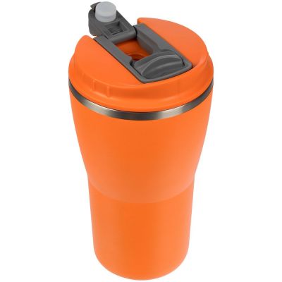 Термостакан Sapporo без логотипа, оранжевый-5