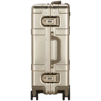 Чемодан Metal Luggage, золотистый-6