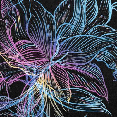 Футболка женская Vibrance, черная-4