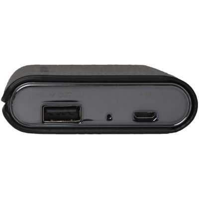 Набор Hugo Boss: визитница с аккумулятором 4000 мАч и ручка, черный-3