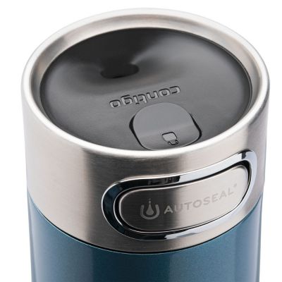 Термостакан Luxe, вакуумный, герметичный, синий-4