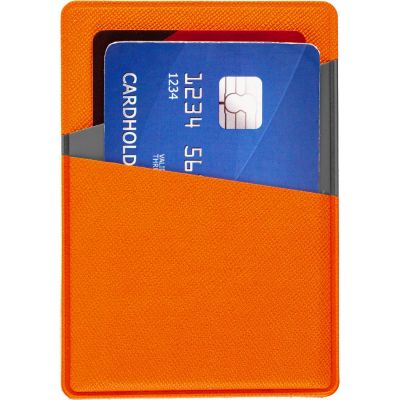 Картхолдер Dual, серо-оранжевый-3