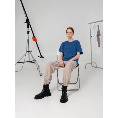 Футболка унисекс Kosmos 1.0, синяя-1