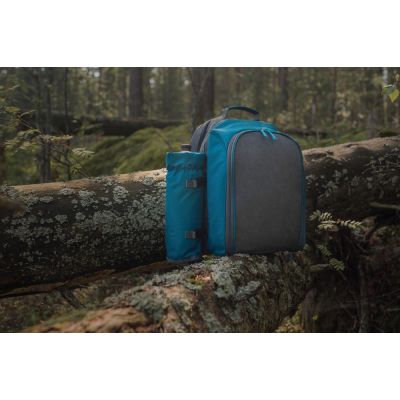 Набор для пикника Fridag на 2 персоны, серый с голубым-11