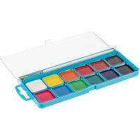 Акварель Pictorial 12 цветов с кисточкой