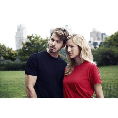 Футболка женская Ladies American T, серый меланж-2