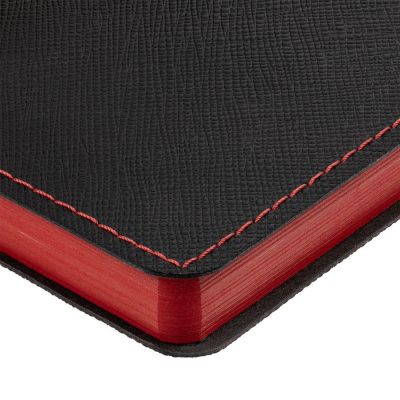 Ежедневник Nice Twice, недатированный, черный с красным-5