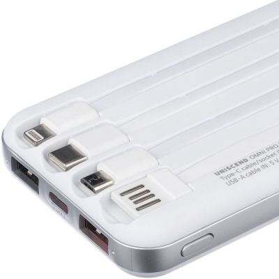 Внешний аккумулятор Omni Pro 10000 мАч, белый-4
