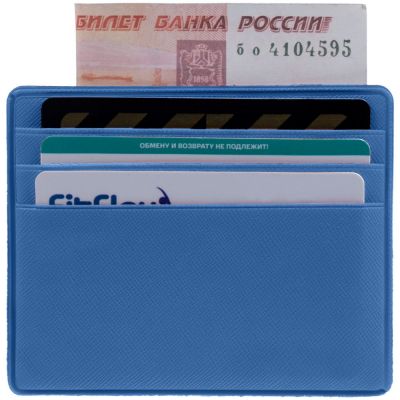 Чехол для карточек Devon, ярко-синий-3