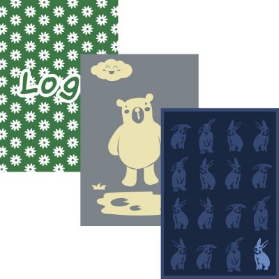 Плед Effect Stereo на заказ, M, полушерсть-0