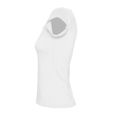 Футболка женская Melrose 150 с глубоким вырезом, белая-2