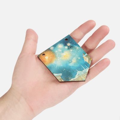 Деревянные флажки «Праздничные мотивы»-5