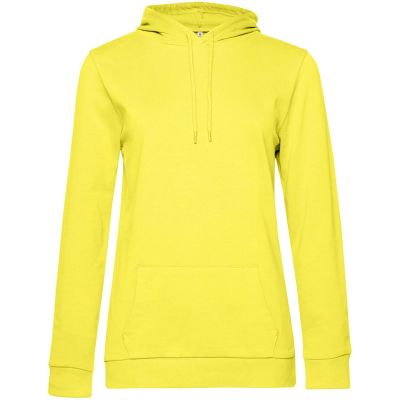 Толстовка с капюшоном женская Hoodie, желтая-0