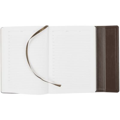 Ежедневник Flap, ver.2, недатированный, коричневый-3