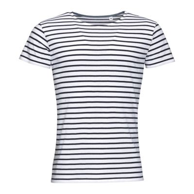 Футболка Miles Men белая с темно-синим-0