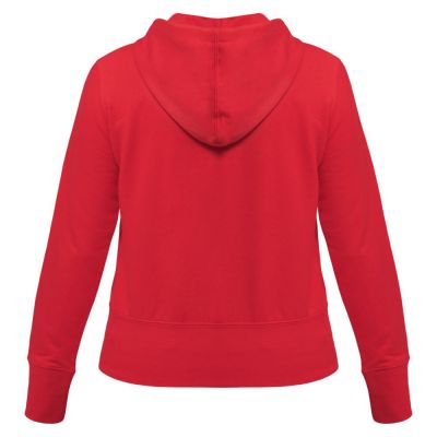 Толстовка женская Hooded Full Zip красная-2