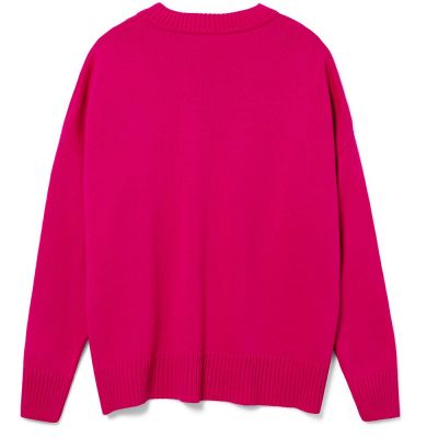 Джемпер оверсайз унисекс Stated в сумке, розовый-1