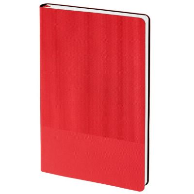 Ежедневник Knit, недатированный, красный-1