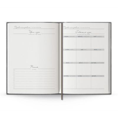 Ежедневник Anaconda, недатированный, серебристый-6