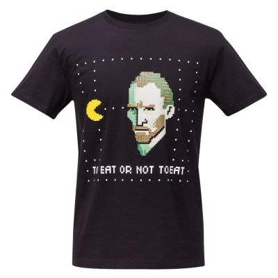 Футболка мужская «Ван-Пакман», черная-1