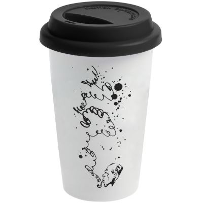 Кружка «Ветер дунул», черная-2