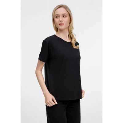 Футболка унисекс Senti, черная-5