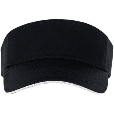 Козырек Ace, черный с белым-2