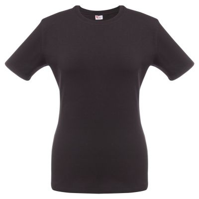 Футболка женская T-bolka Stretch Lady, черная-0