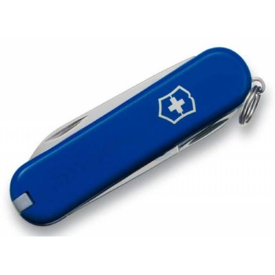 Нож-брелок Classic 58 с отверткой, синий-1