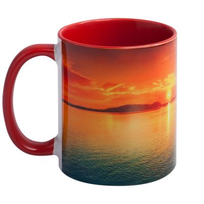 Кружка Promo Plus для сублимационной печати, красная-2