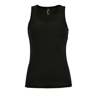 Майка женская Sporty TT Women, черная-0