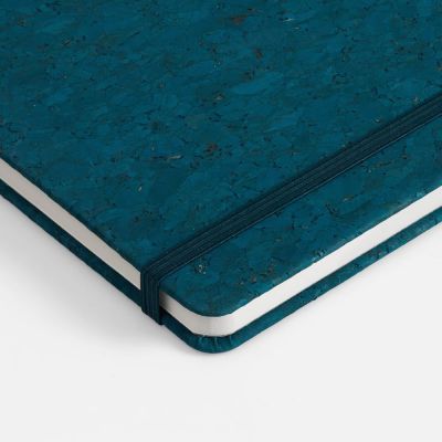 Блокнот Cork County, синий-6