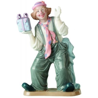 Фигурка «Клоун с подарком»-0