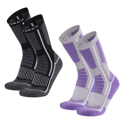 Набор из 2 пар мужских термоносков Monterno Sport, черный и фиолетовый-0