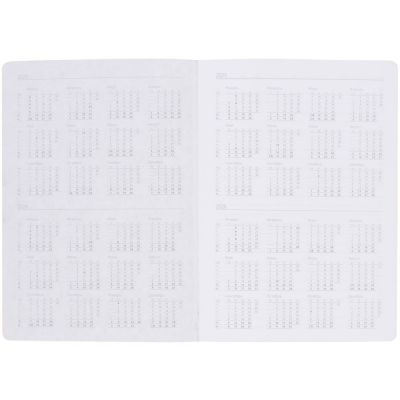 Ежедневник Frame, недатированный, фиолетовый с серым-6