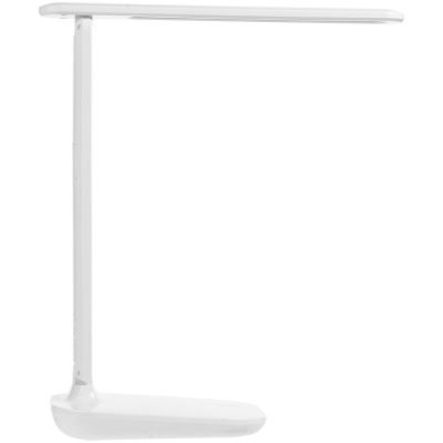 Настольная лампа с часами и календарем Office Torch, белая-1