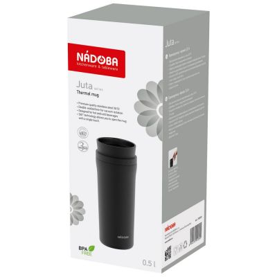 Термокружка Juta, черная-3