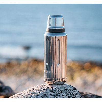 Термос Flask 1000, вакуумный, стальной зеркальный-5