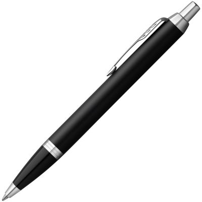 Ручка шариковая Parker IM Essential Muted Black CT, черная-0