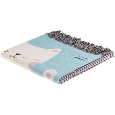 Плед детский Cat, голубой-0