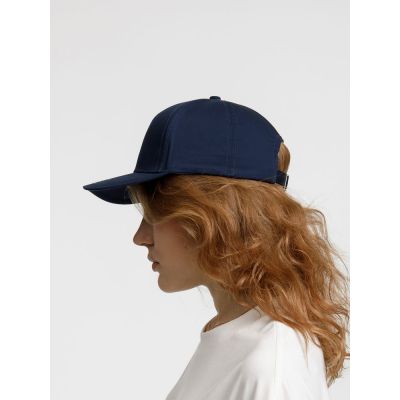 Бейсболка Seguro, темно-синяя-11