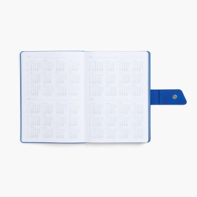 Ежедневник Boom, недатированный, черный с ярко-синий-7
