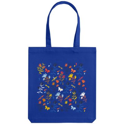Холщовая сумка Indian Summer, ярко-синяя-1