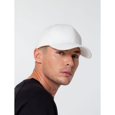 Бейсболка Hillside, белая-4