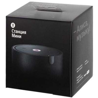 Умная колонка «Новая Яндекс Станция Мини», черная-4