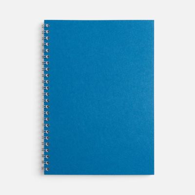 Блокнот Salvador в клетку, синий ver.2-1